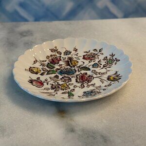 Johnson Brothers Staffordshire Bouquet Brown Floral 5.5" Saucer Plate China